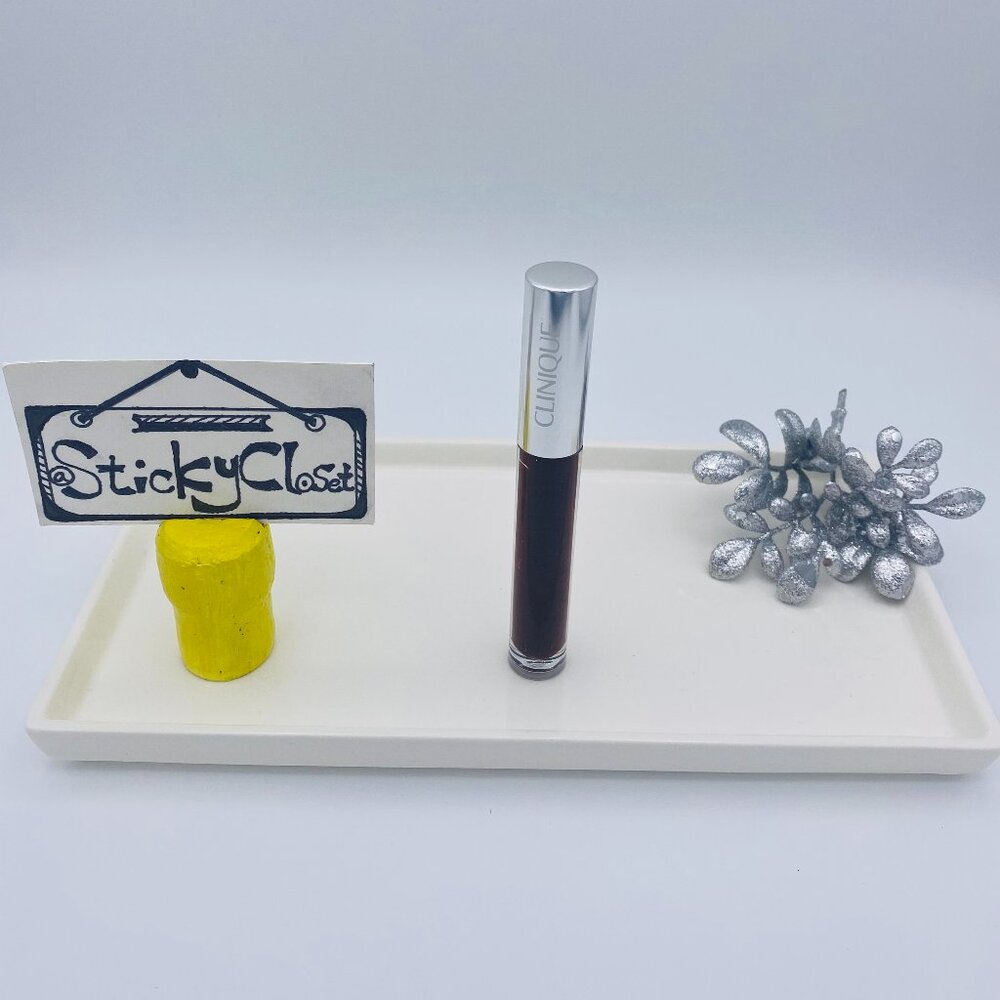 Clinique Beauty-Pop Plush Creamy Lip Gloss Black Honey Pop-Full Size 0.11 oz-NEW